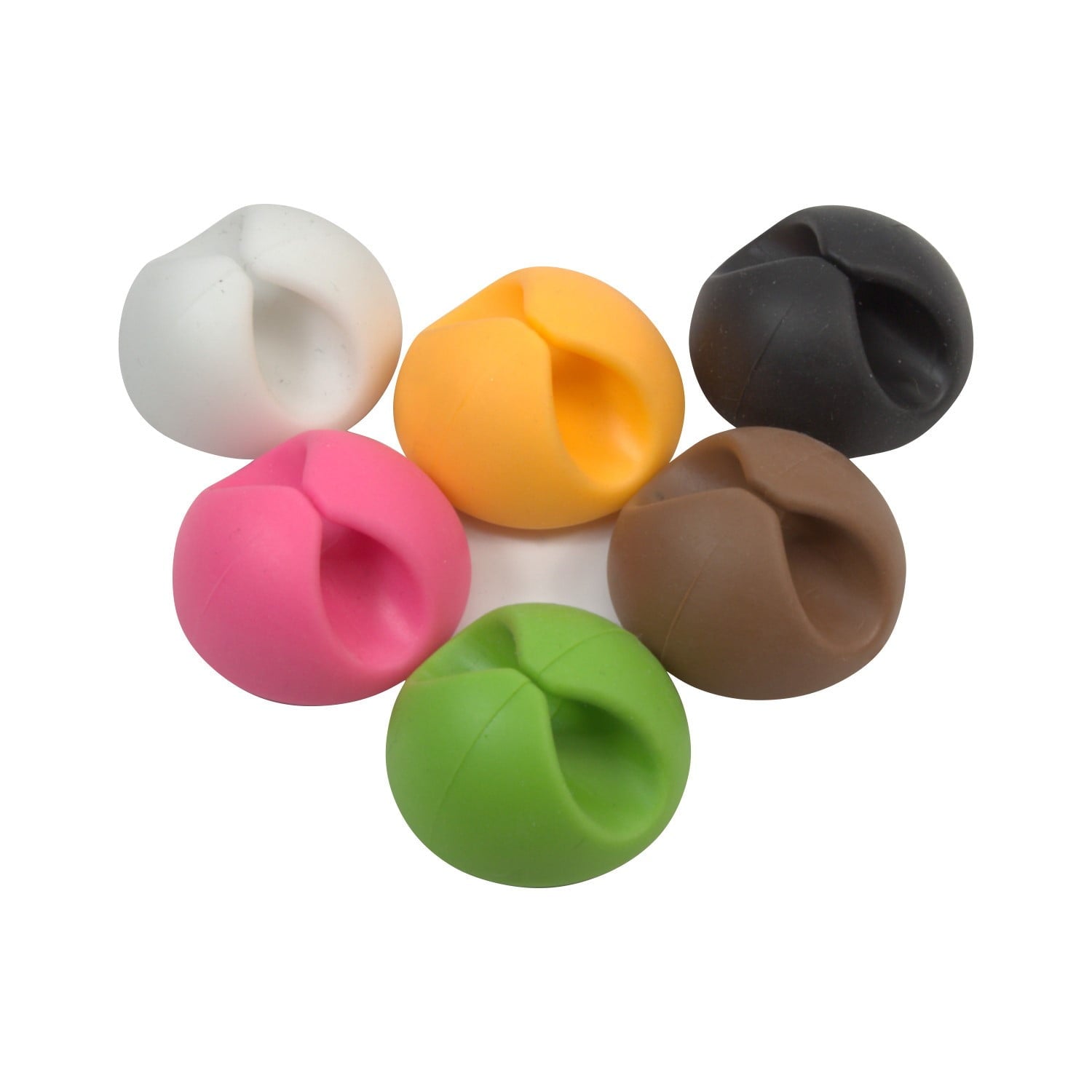 6 Pack Multicolor Hardware Cable Organizer Cord Management System Multipurpose Cable Clip Desktop Cable Organizer - Image 4