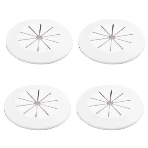 4PCs Cord Organizers, 55mm Cable Hole Covers for Desk Furniture Cabinet Wire Management