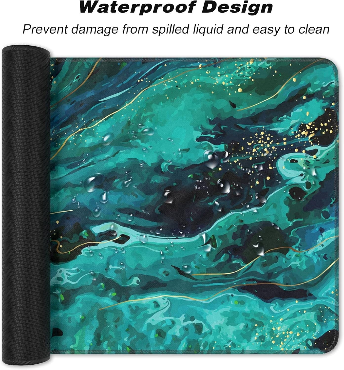 Extended Large Mouse Pad, XXL Gaming Mousepad 31.5 x 15.7 Inch, Big Computer Keyboard Desk Pad, Waterproof Mouse Mat with Stitched Edges and - Image 6