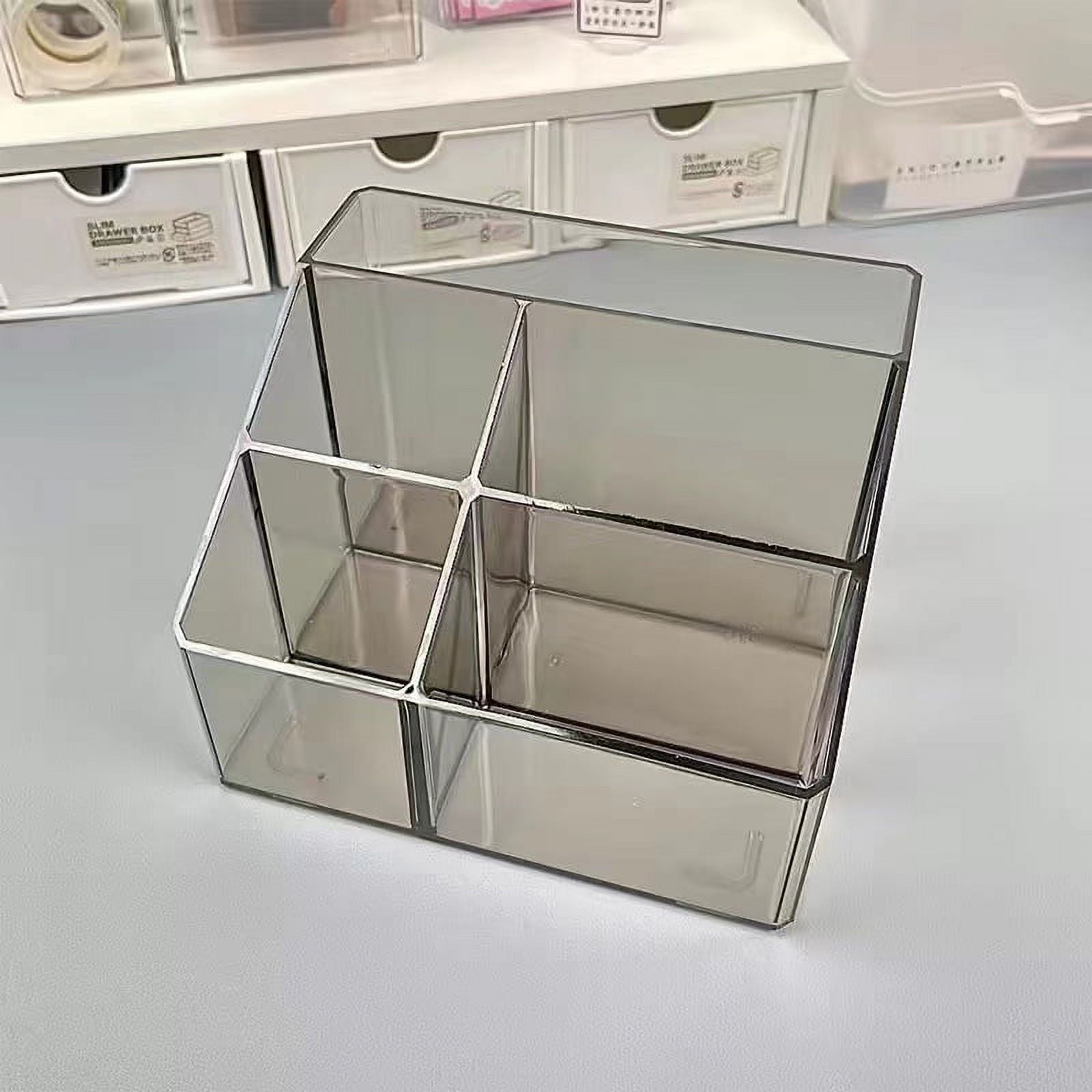 Multi-function Acrylic Pen Organizer Storage, Translucent Desk Pencil Organizer Pencil Pot Pen Pot, Pen Storage Holde... - Image 3