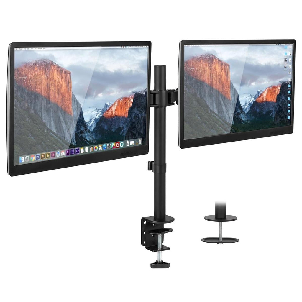 Mount-It! Dual Monitor Desk Mount, 32" Max Screen Size, Full Motion Monitor Stand - Image 5
