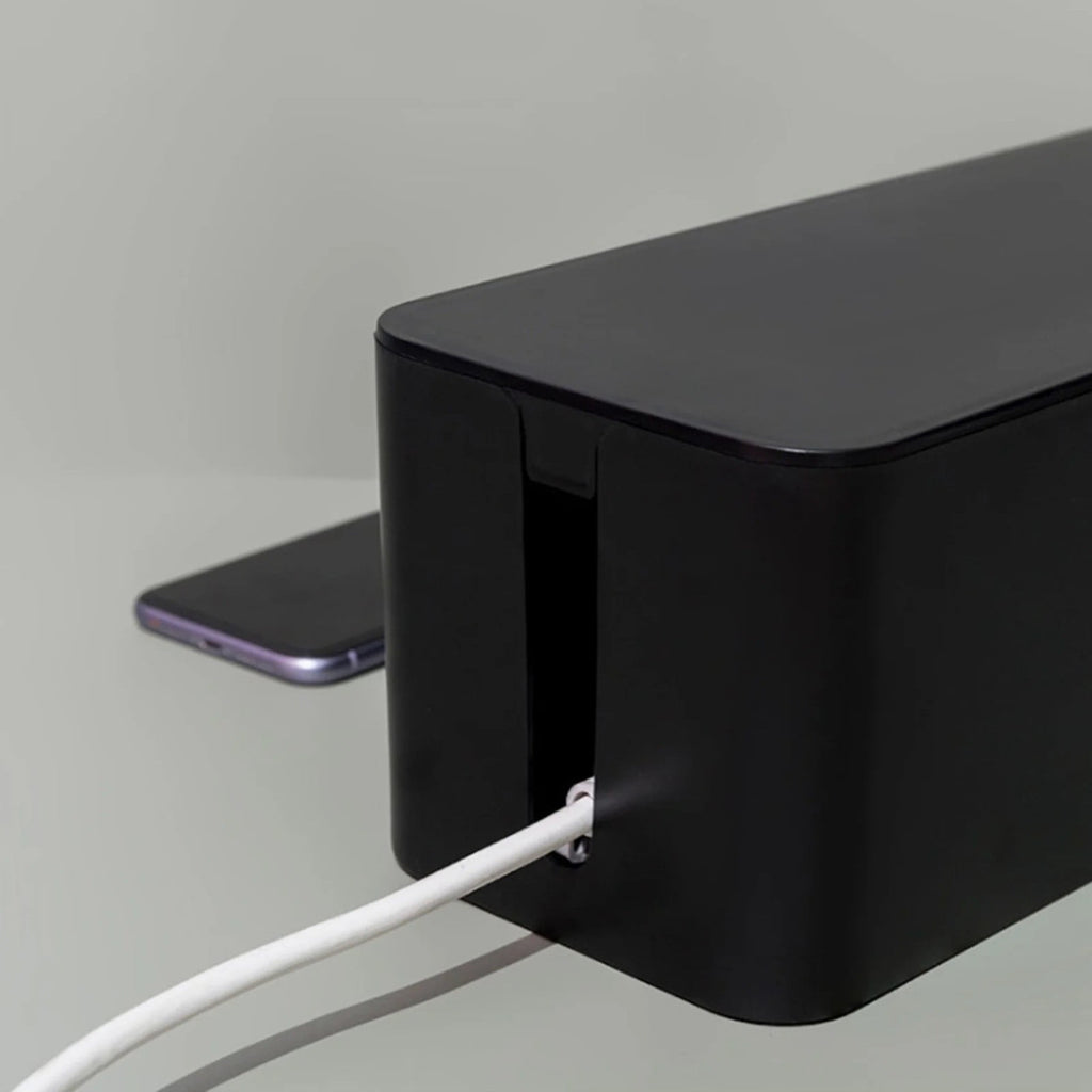 Line Cable Management Box, Power Strip Holder, Floor Outlet Hiders, Desk Cord Organizer, Cover TV Wires, Wire Storage... - Image 5