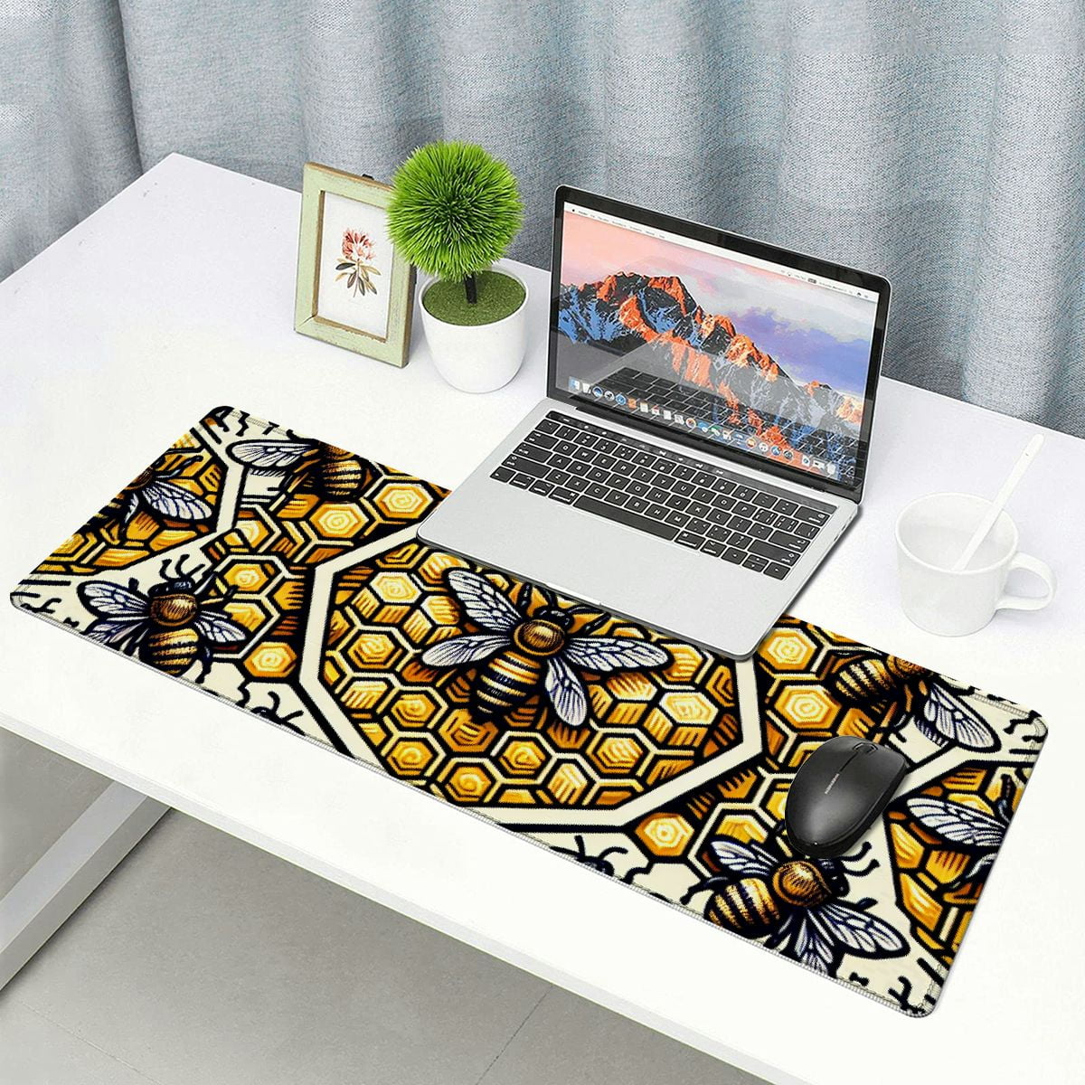 XL Electric Warm Desk with Heating Levels Shut-Off Levels for Computer Keyboard, Large Safe Desk Mat Hand Warmer for ... - Image 6