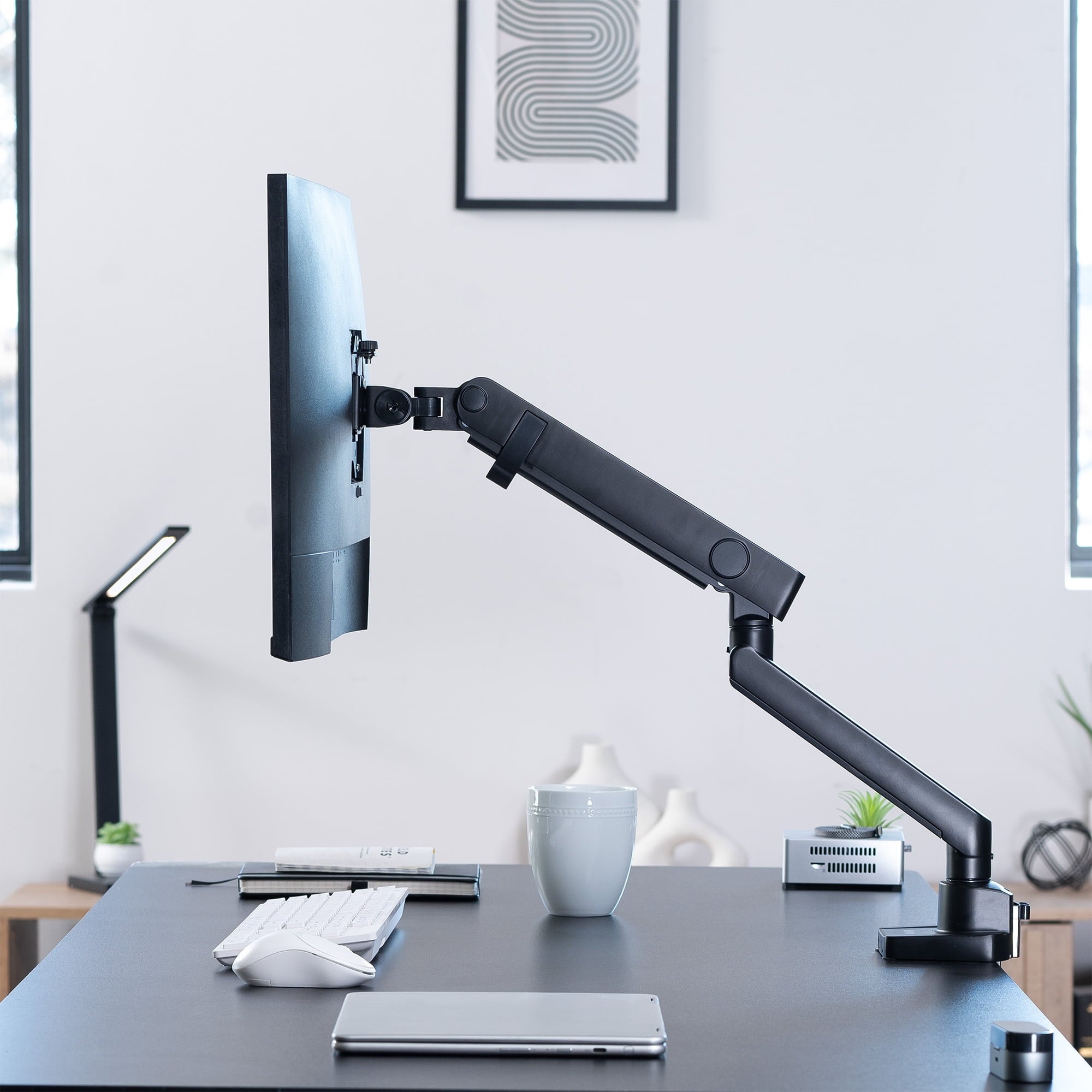 VIVO Premium Single Monitor Desk Mount Stand for Screens up to 40" - Image 6