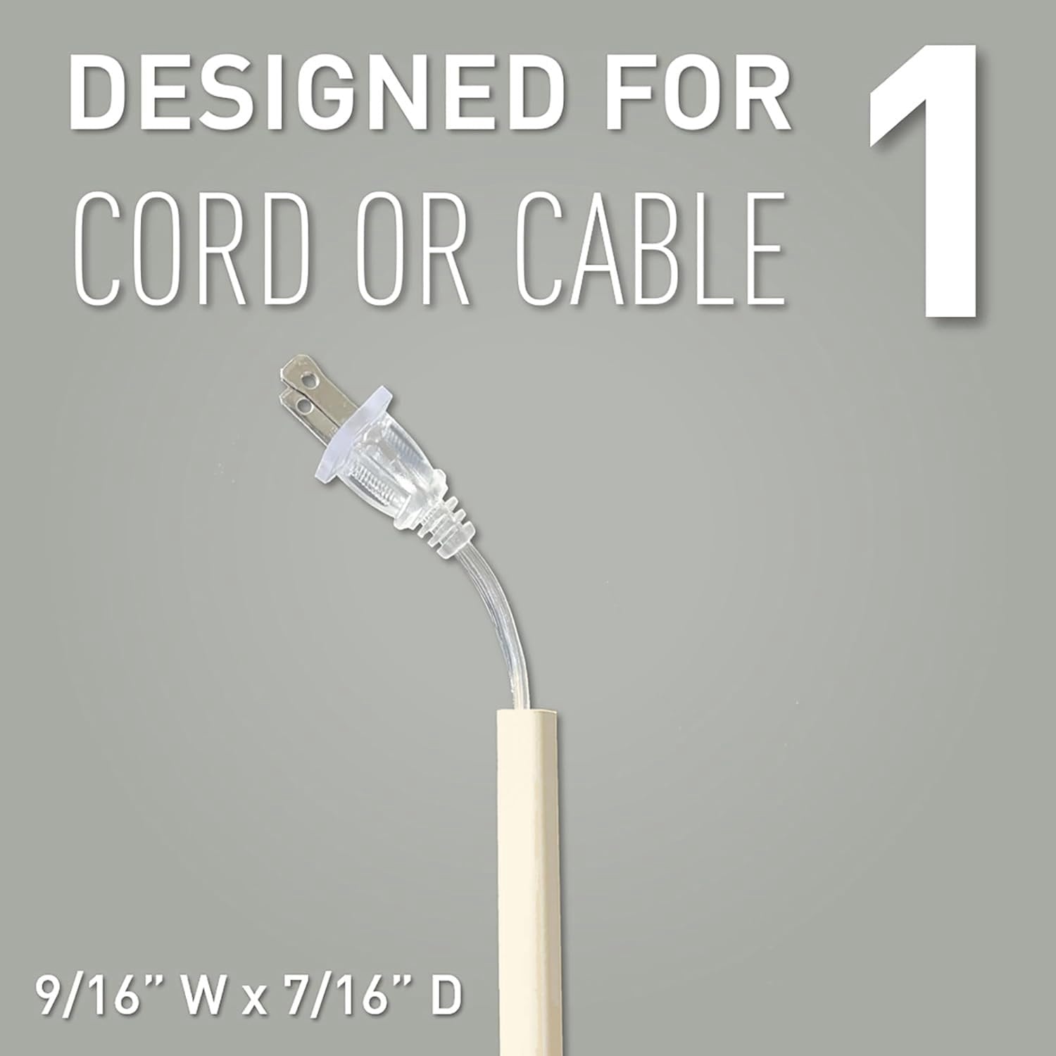 Wiremold Cord Mate Organizer Kit - Cable Organizer - Kit, White - Image 3