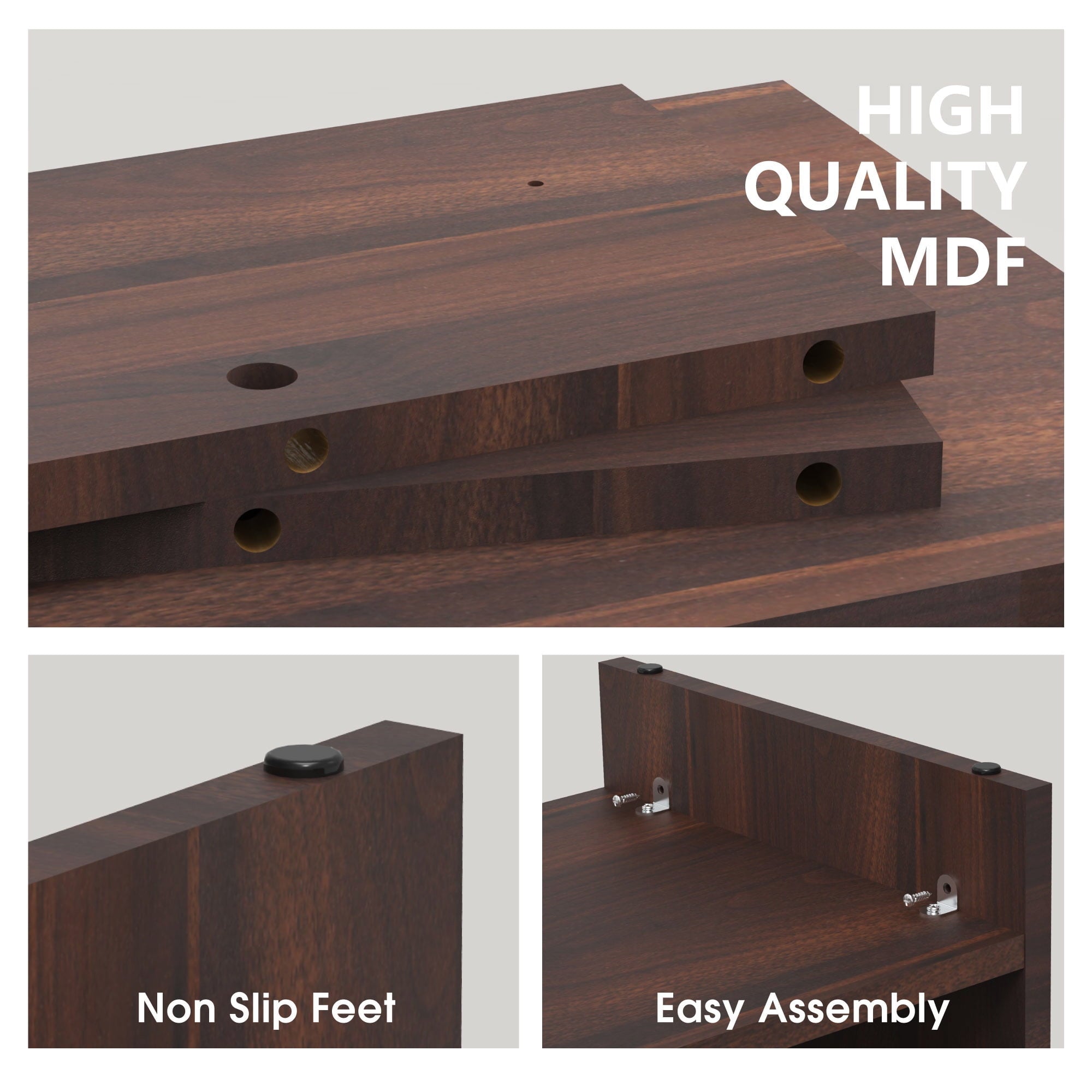 Fenge Monitor Stand, 31.5 Inch Computer Monitor Riser for Desk - Image 5