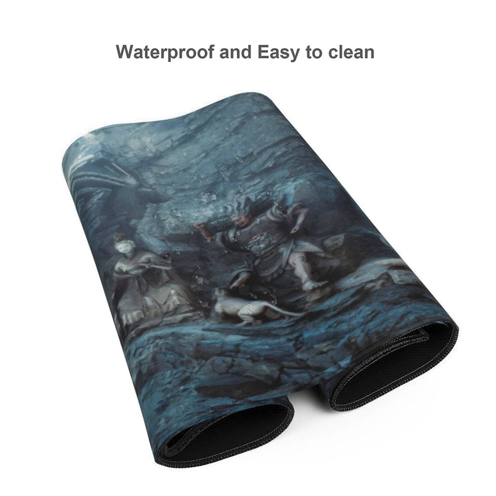 XXL Large Gaming Mouse Pad 35.4x15.7 inch,Ergonomic Landscape Desk Mat - Image 2