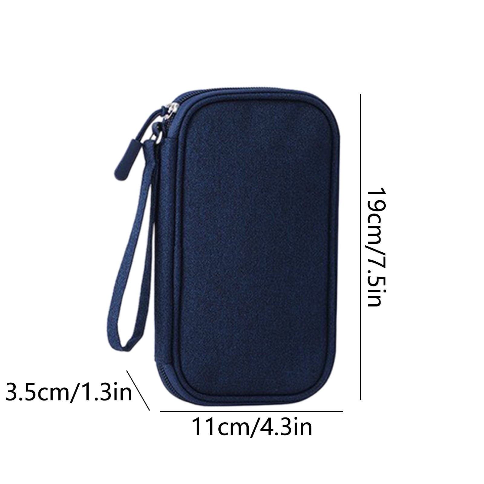 Electronics Organizer, Double Layer Travel Cable Organizer Cord Storage Bag, Tech Accessories Cord Storage Bag, for C... - Image 3