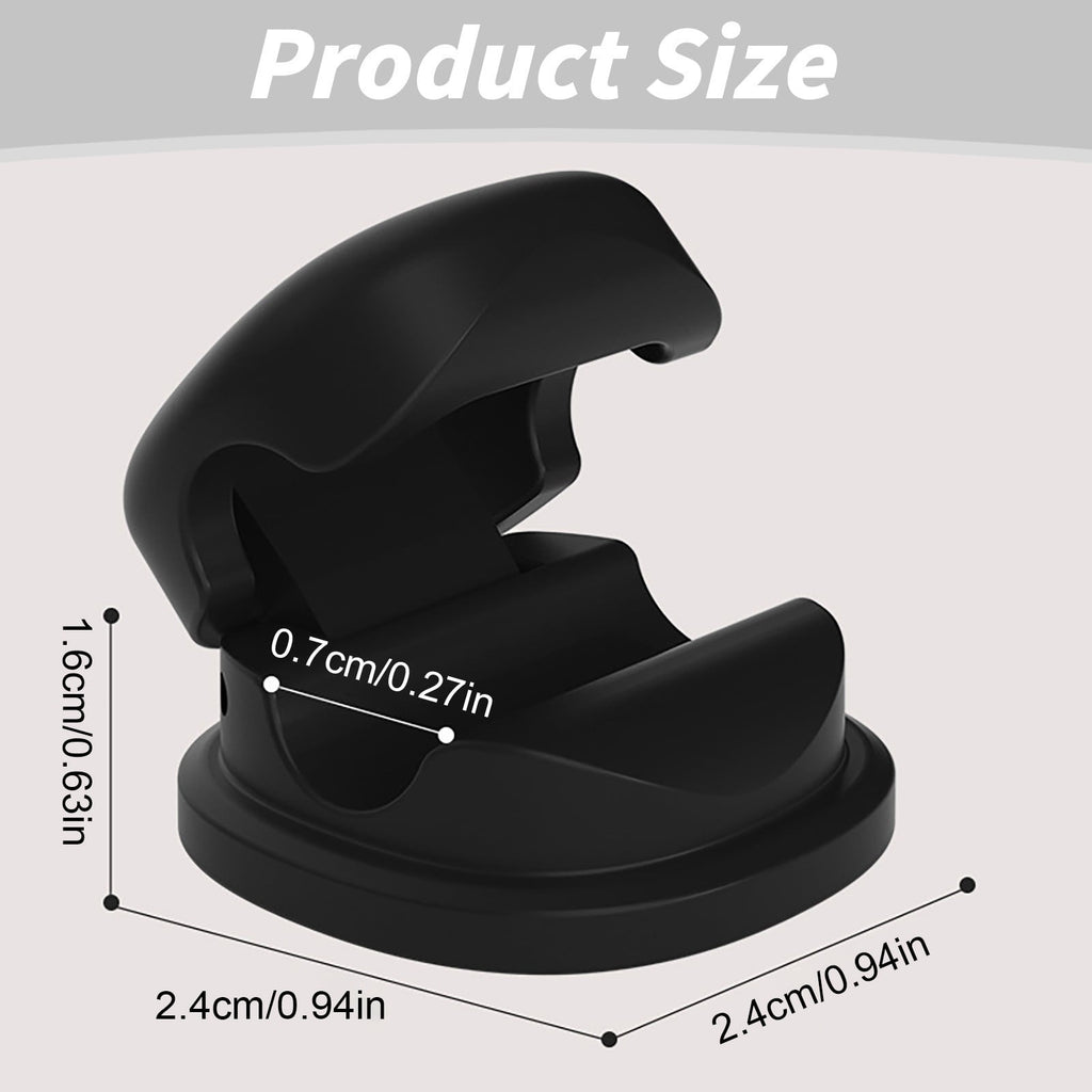 6PCS Adhesive Cable Holders Desk Cable Organizers Cord Management Clips for Bedside Table Home Office Charging Cable Wire Tidy Organization, - Image 3