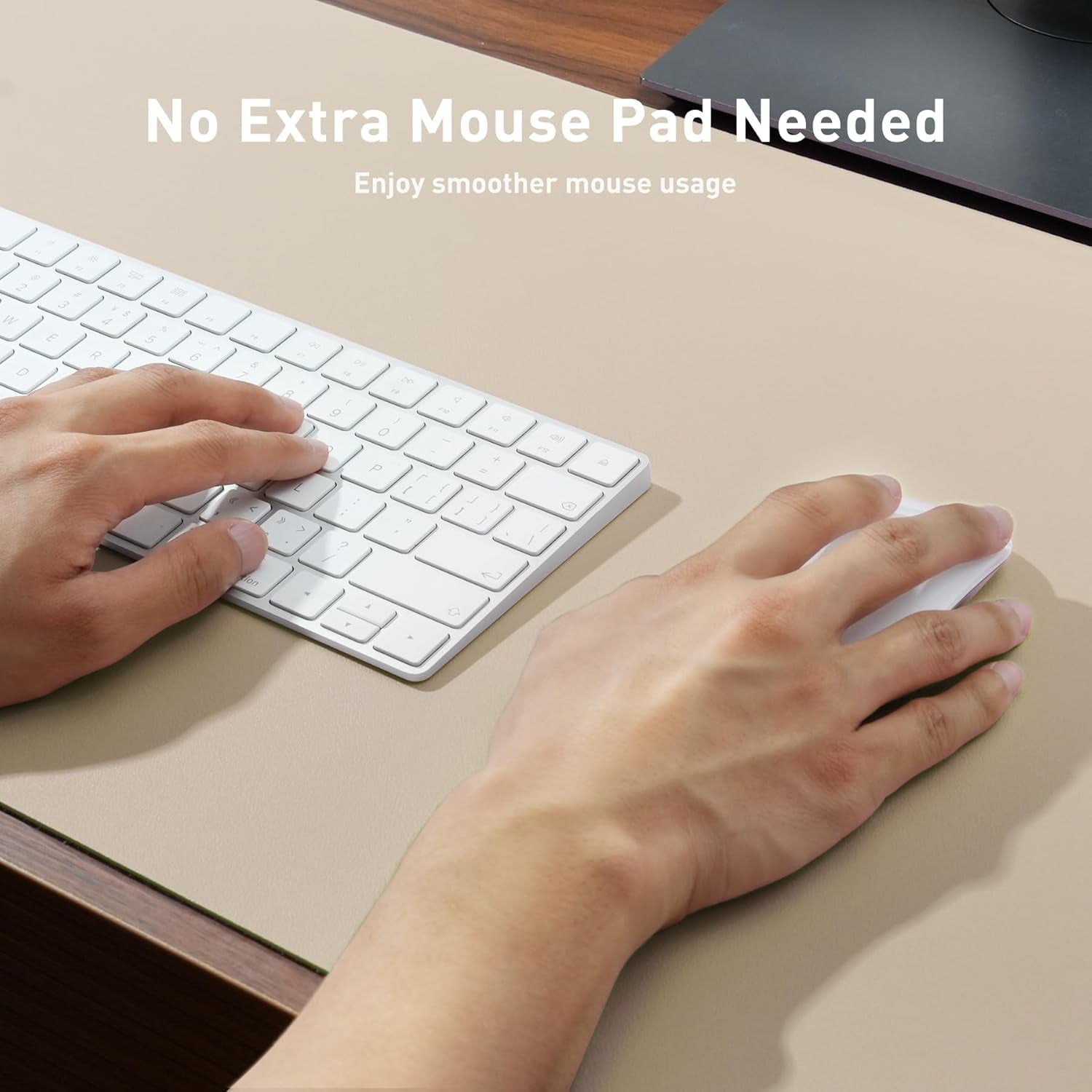 Large Desk Pad 31.5 x 15.7 Inch, Reversible PU Leather Desk Mat, Waterproof Mouse Pad for Office, Home & Gaming Desk-... - Image 4