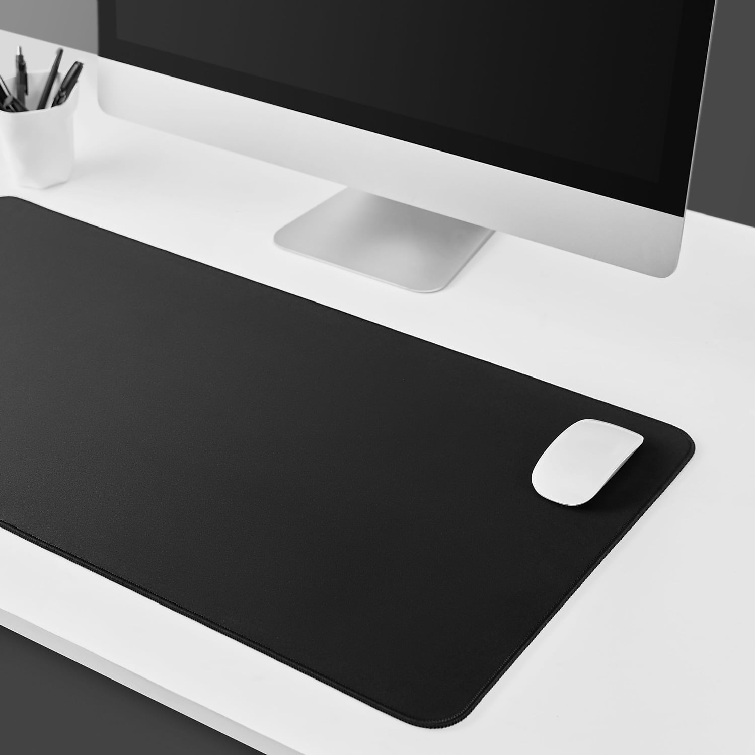 TECH Anti-Slip Fabric Desk Pad 31.5" x 15.7" Black - Image 6