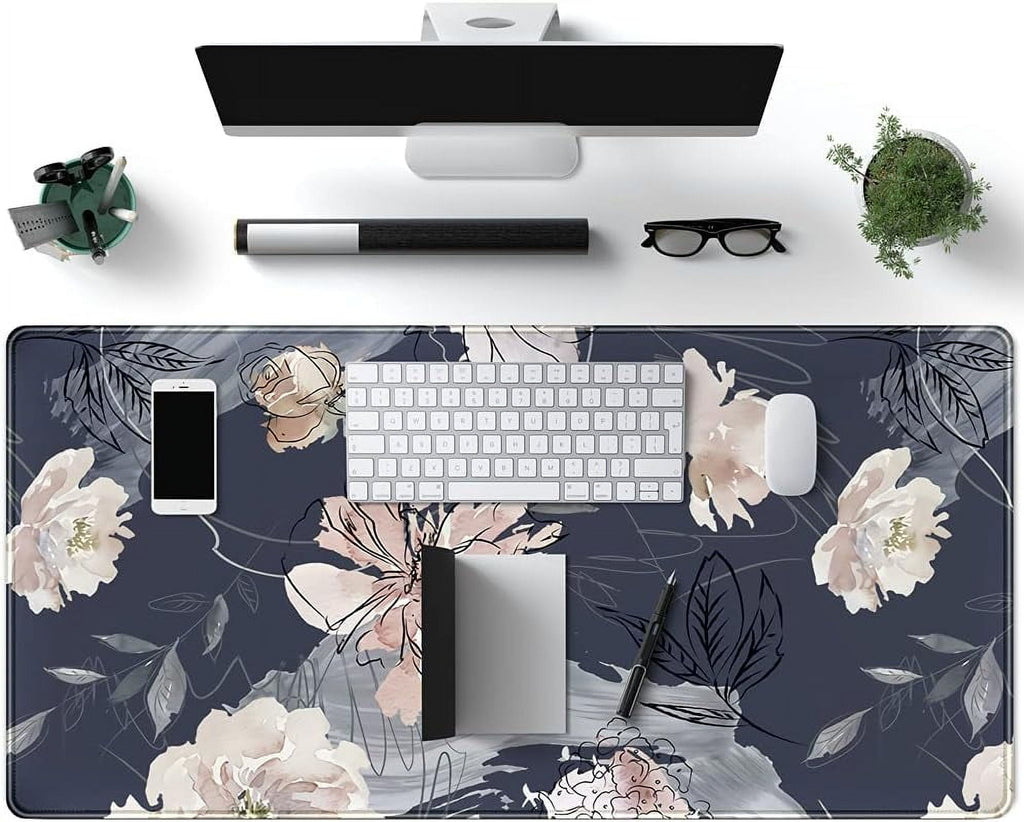 XL Mouse pad Gaming Mouse Pad (31.5x15.7 in), Large Non-Slip Rubber Base Mousepad with Stitched Edges, Waterproof Keyboard Mouse Mat Desk Pa - Image 2