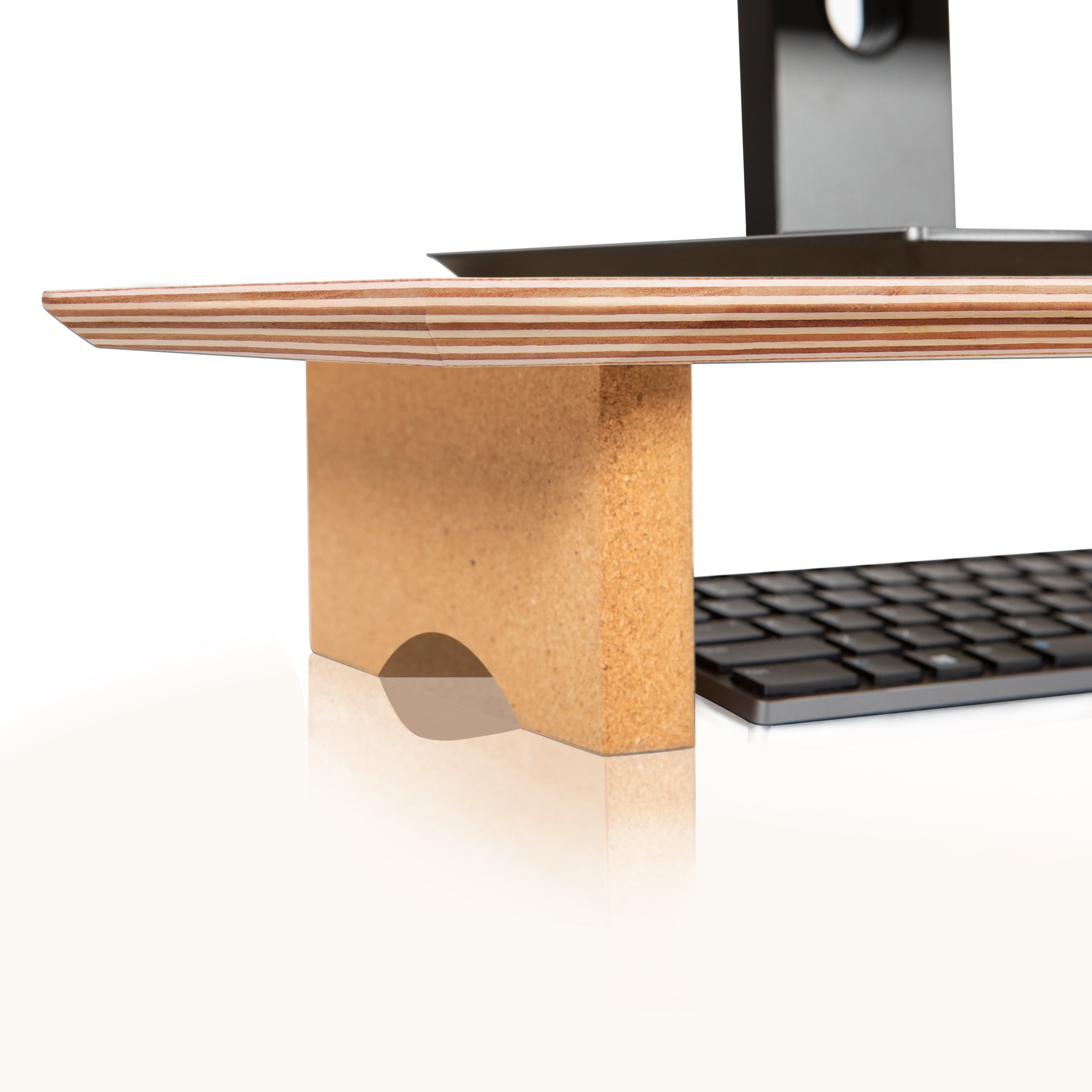 Monitor Stand,Wooden Riser Supports Laptop Computer/TV(Oak) - Image 5
