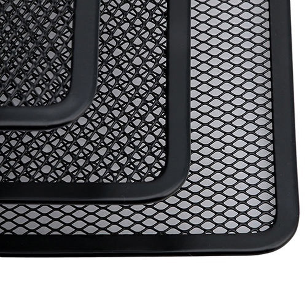 Metal Letter Tray,Simple Houseware Mesh Desk Organizer, Strengthen Tray,Letter Rack with 3 Compartments, Black - Image 6