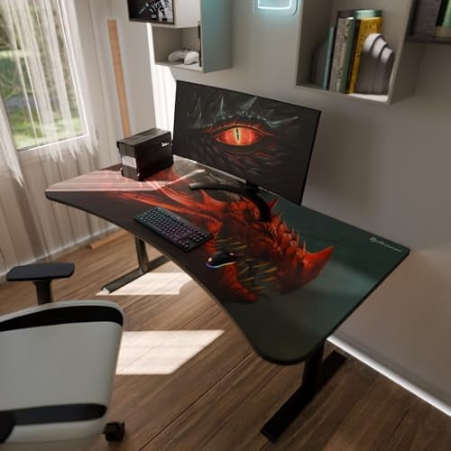 Arena Gaming Desk Mat, Full Surface Custom Desk Pad, Interchangeable, Water Resistant & Washable Computer Desk Mouse ... - Image 6