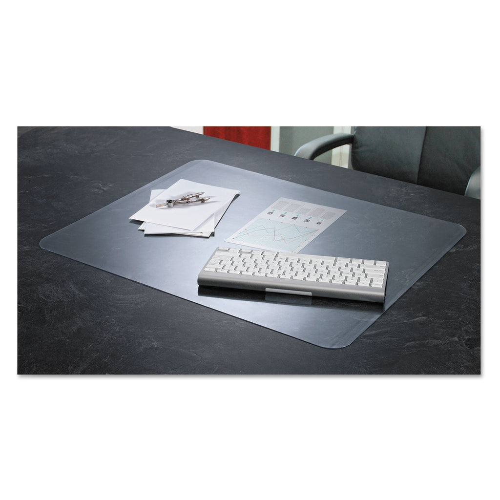 KrystalView Desk Pad with Microban, 36 x 20, Clear - Image 3