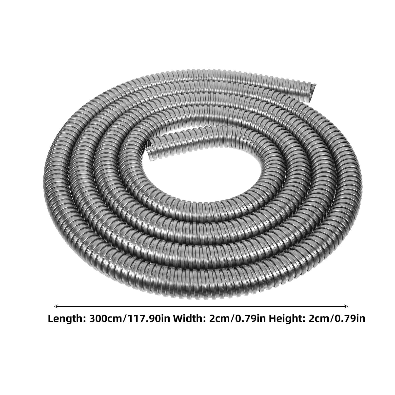 3 M Wire Loom Stainless Steel Protective Sleeve Cable Organizer - Image 2