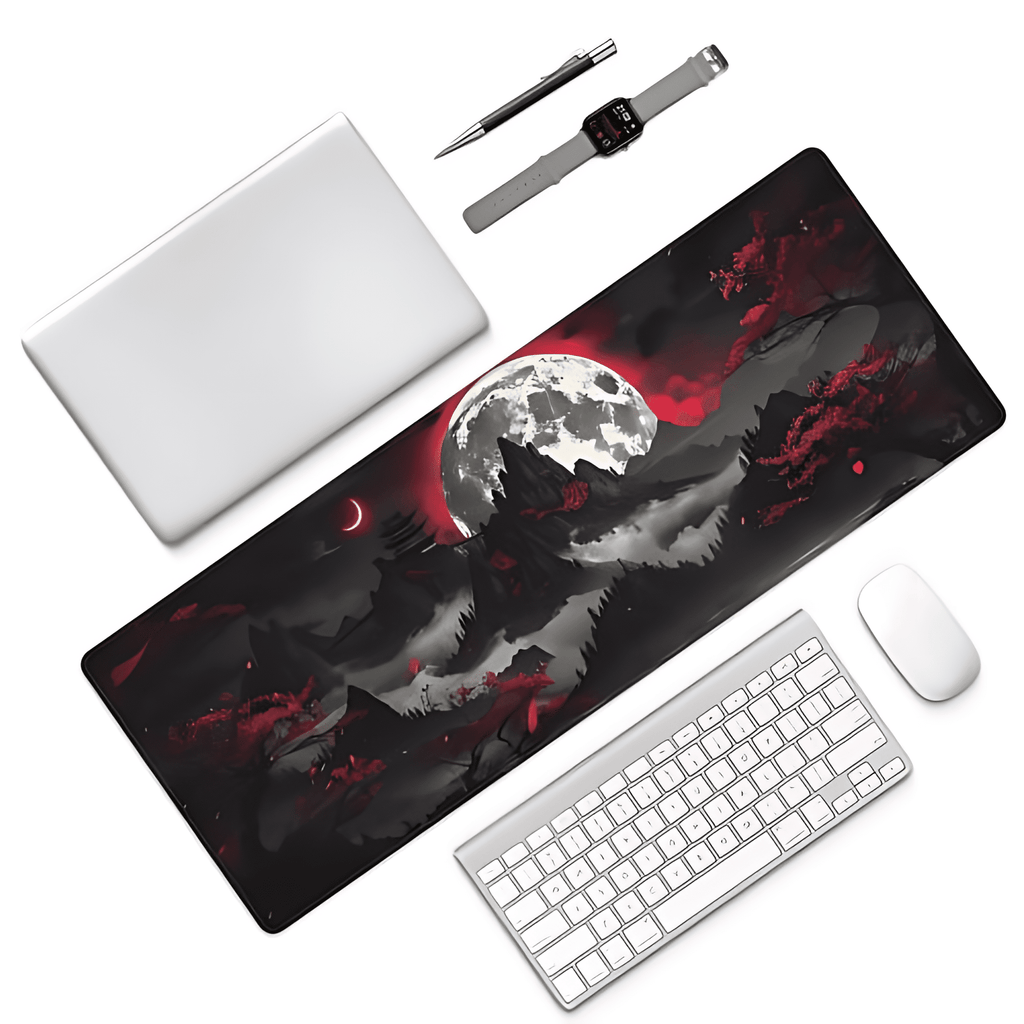AIOE Extended Gaming Mouse Pad, Large Mouse Mat 3 mm Nature Rubber Base Mousepad with Stitched Edges, Non-Slip Desk Mat for Office Home Grea - Image 6