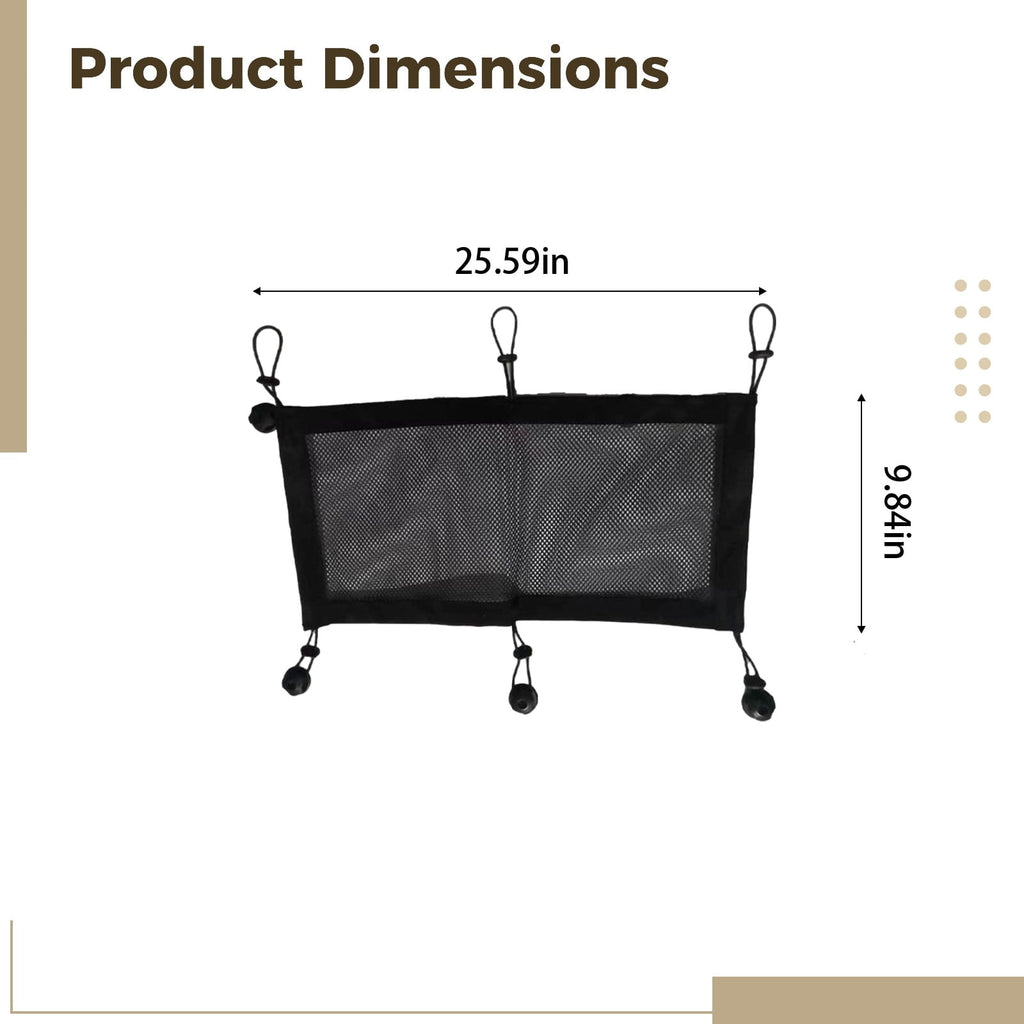 Cable Management Net, Under Desk Cord Organizer, 9.8 x 19.7 in / 25 x 50 cm, No Drilling Wire Management, Accessories... - Image 4