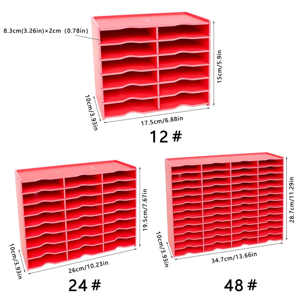 Space Saving Desk Storage Container with Multiple Sections Colorful and Sturdy PVC Organizers for Everyday Use - Image 5
