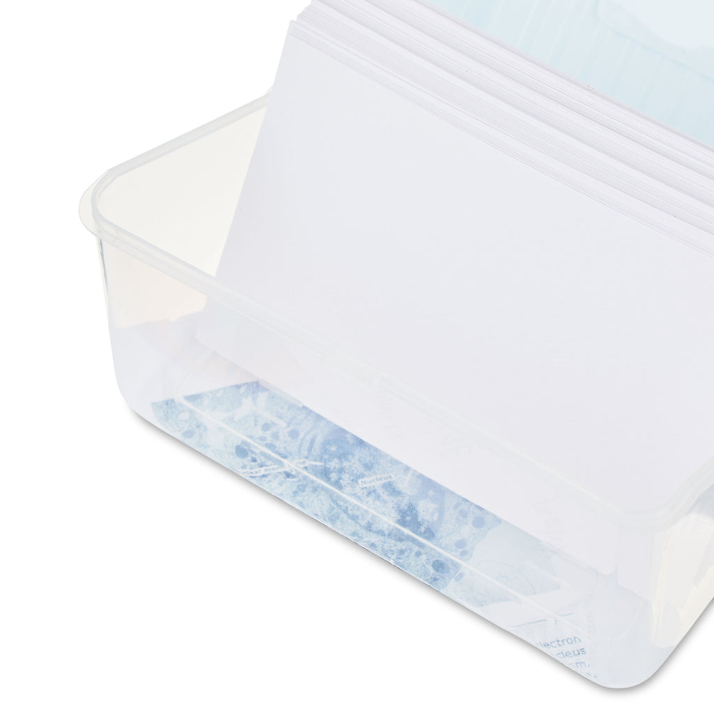 Box, 3" x 5", White, Plastic Organizer For Home & Office White - Image 5
