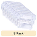 (8 pack) Pen + Gear Plastic Pixie Box, Clear Storage Box,New Desktop Organizer,1 Count per Pack