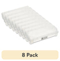 (8 pack) Slim Plastic Storage Box, Clear Desktop Organizer New, 1 Couner per Pack
