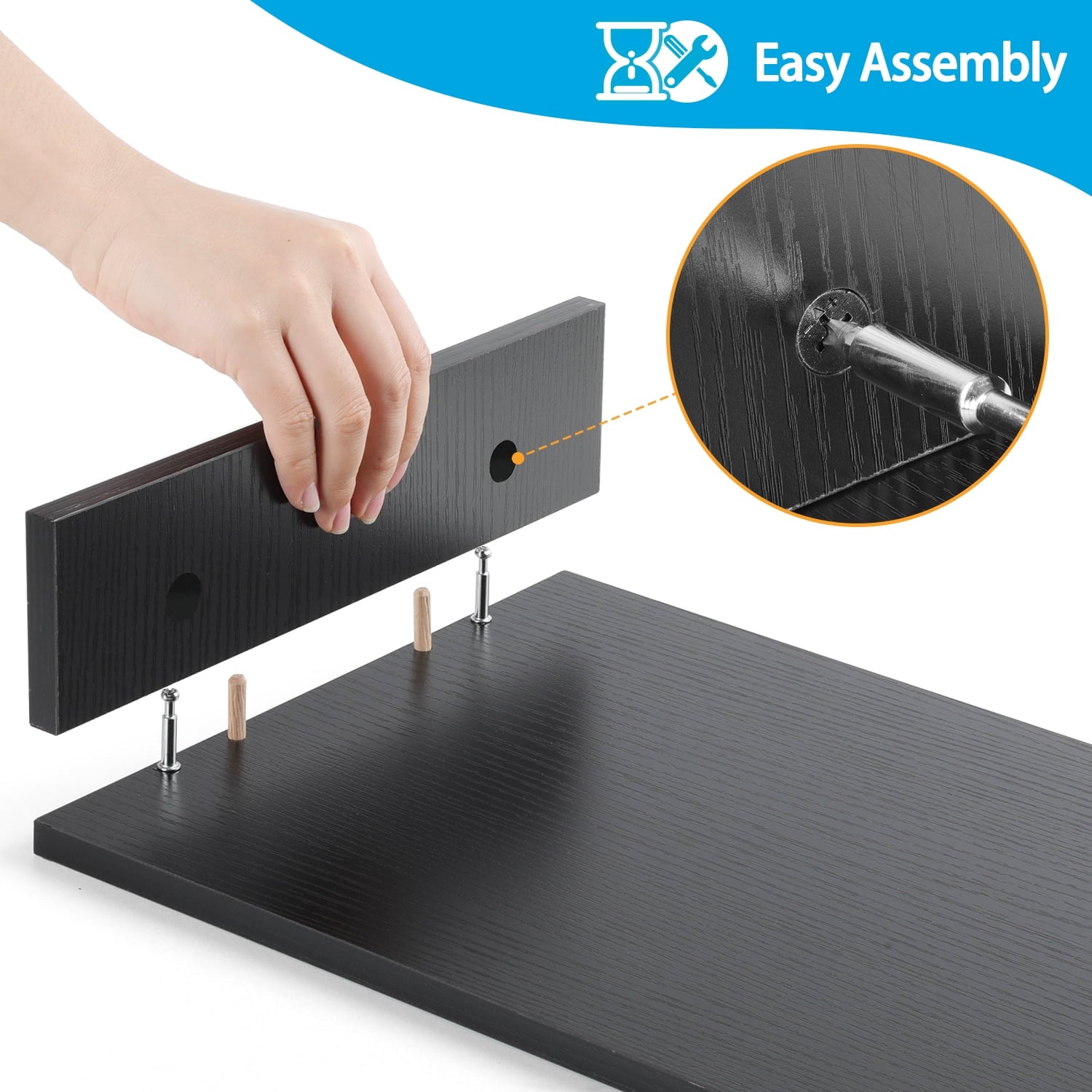 Dual Monitor Stand Riser with Adjustable Length & Angle, Multifunctional Double Monitor Riser with 2 Slot for PC, Com... - Image 3