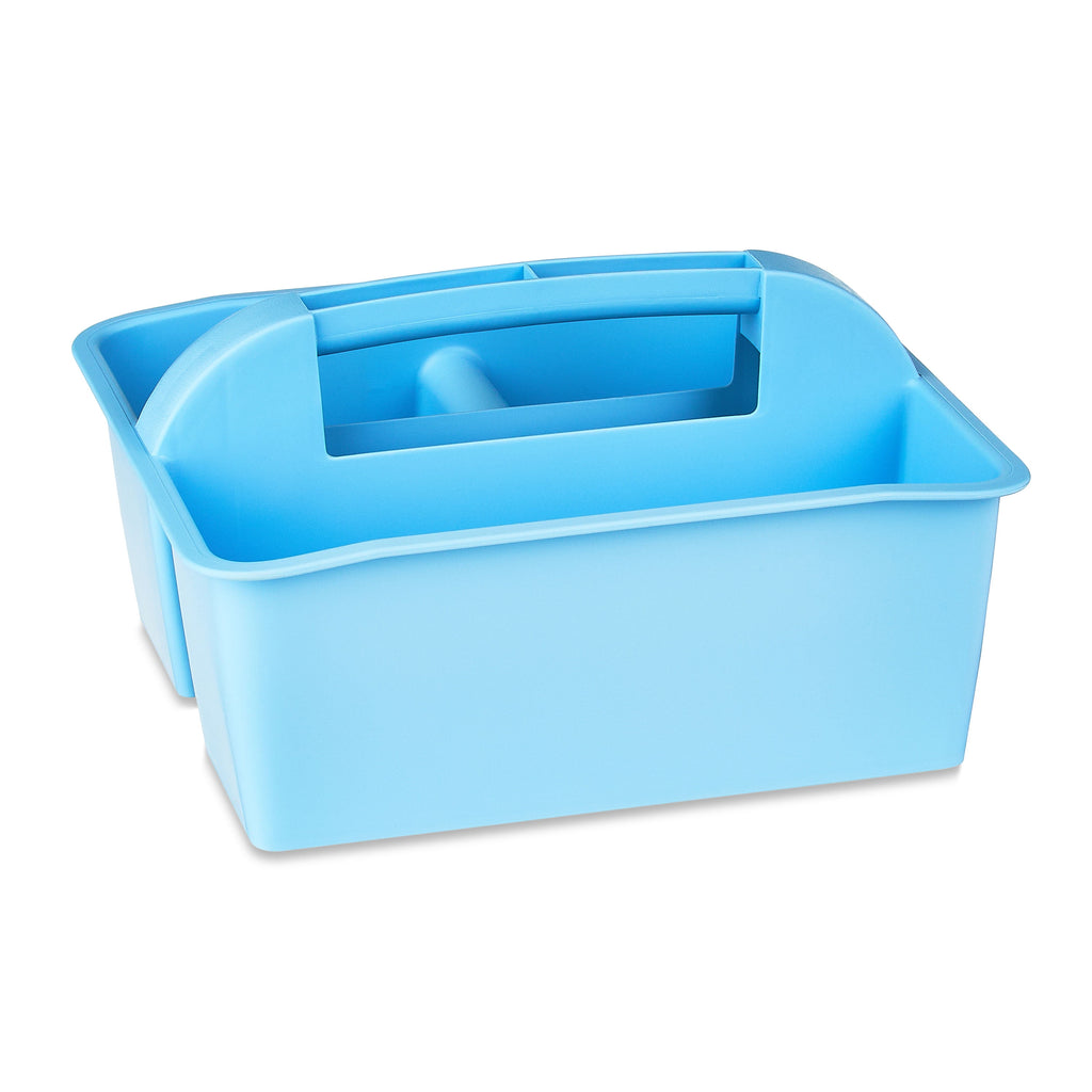 Plastic Caddy, Desktop Craft and Hobby Organizer, Sky Blue, 8-Pack - Image 2
