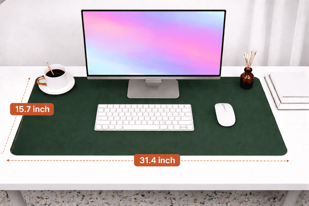 Large Desk Pad 31.5 x 15.7 Inch, Reversible PU Leather Desk Mat, Waterproof Mouse Pad for Office, Home & Gaming Desk-... - Image 5