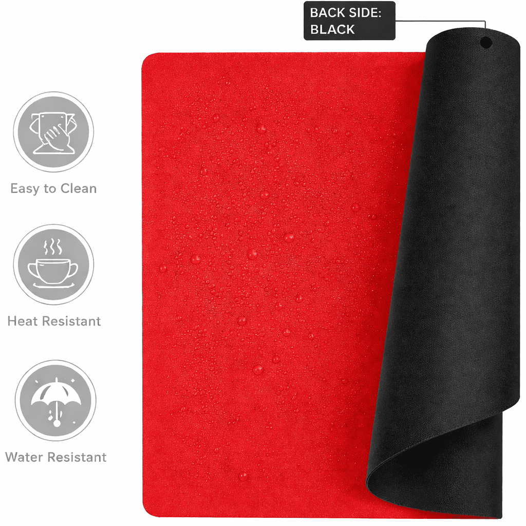Large Desk Pad 31.5 x 15.7 Inch, Reversible PU Leather Desk Mat, Waterproof Mouse Pad for Office, Home & Gaming Desk-... - Image 3