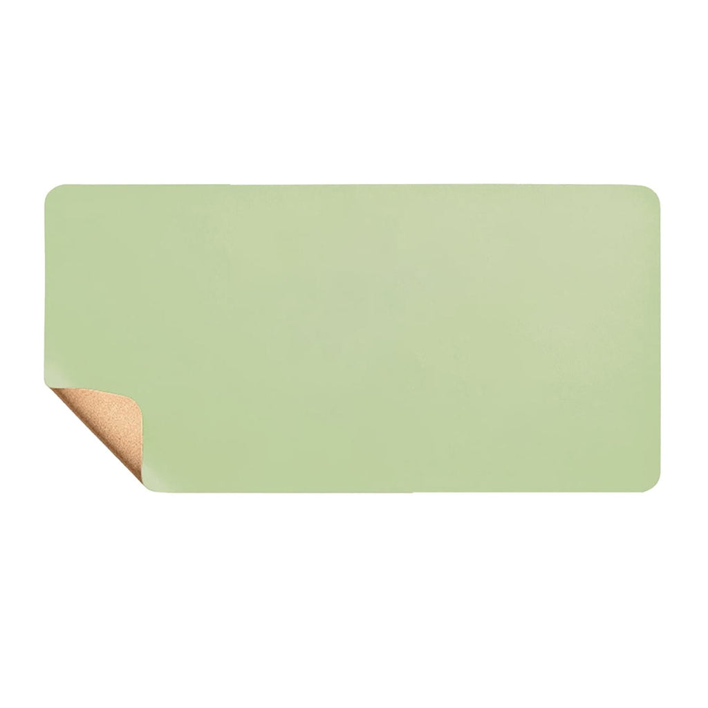 Mat,23.6 In Extended Gaming Pad Desk Keyboard Mat Desk Writing Pad Desk Pad Protector for and Home Light Green - Image 2