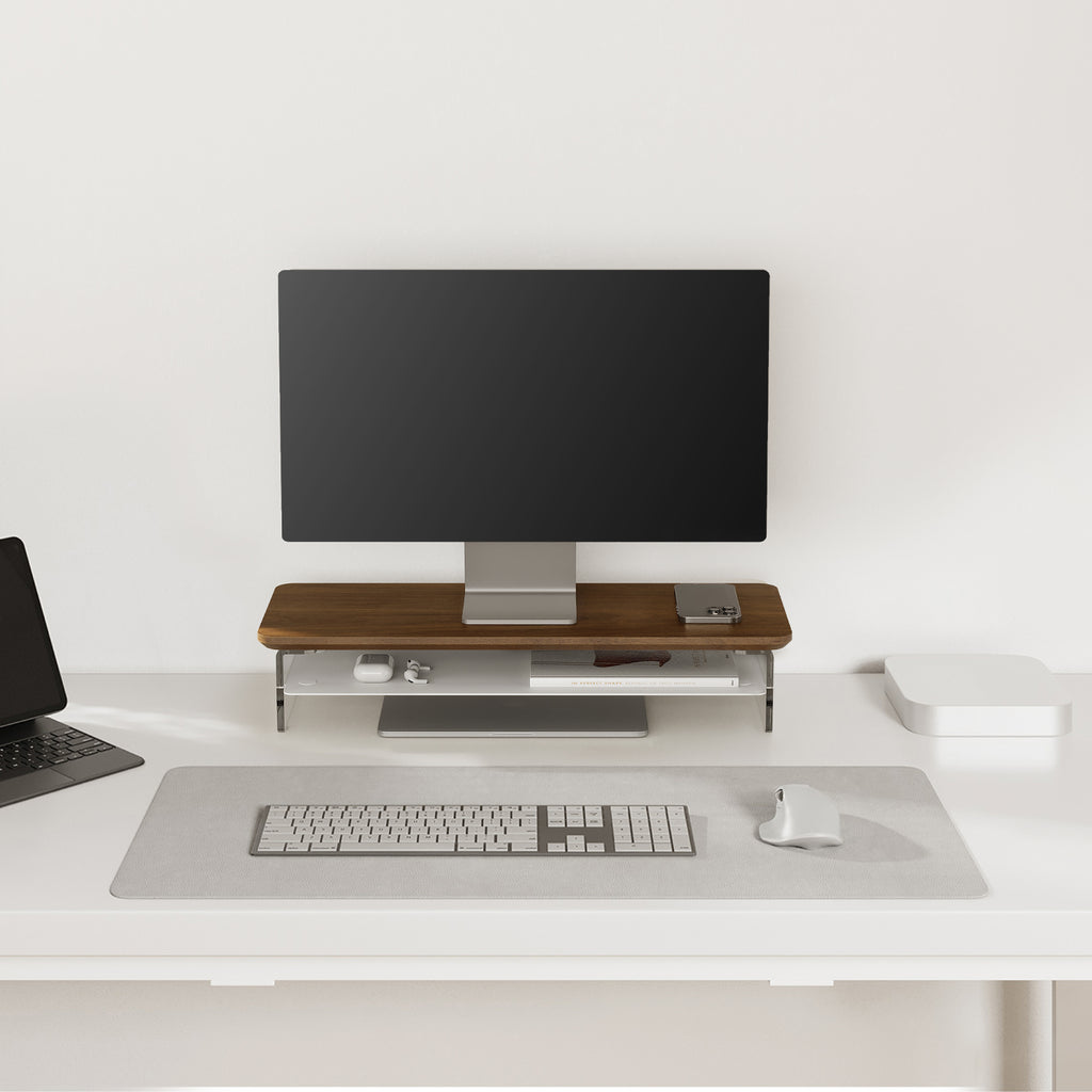 Acrylic Monitor Stand Riser, 23.6 Inches Acrylic Clear Monitor Stand - Image 6