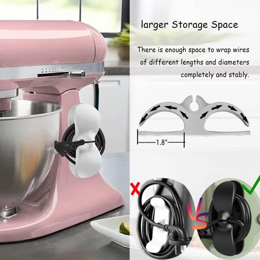Cord Organizer for Appliances, Kitchen Appliance Cord Winder Cable Organizer, Cord Holder Cord Wrapper for Appliances... - Image 5
