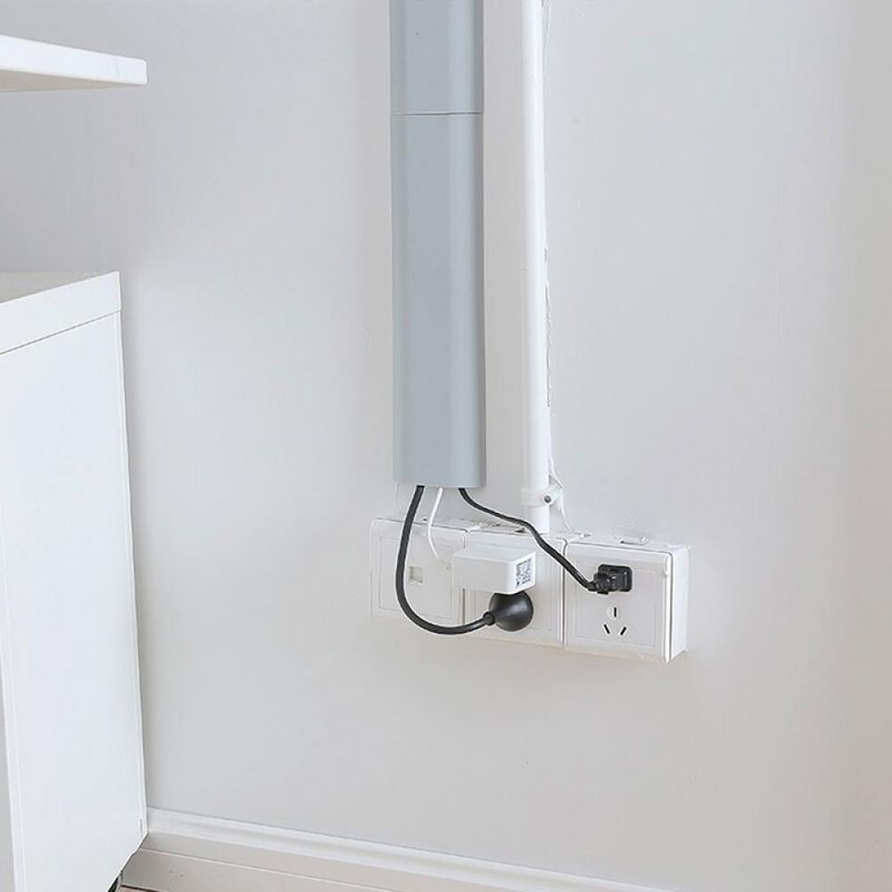 Self-Adhesive Wall Cord Duct Cover Cable Duct Ties Fixer Fastener Organizer Manager Holder Wire Storage Clip Home Office - Image 2