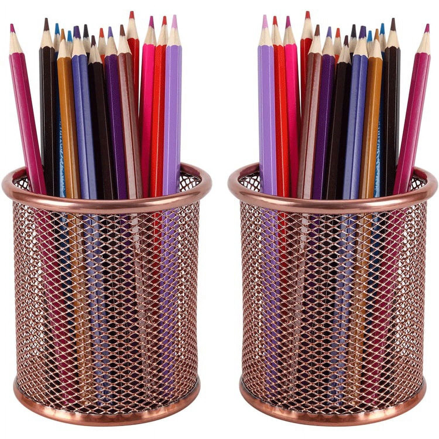 Yapicoco Desk Organizer Set Office Supplies Caddy, Desk Accessories Set Includes Pen Pencil Cup Holder, Pen Organizer, Mail Organizer, Stick - Image 6