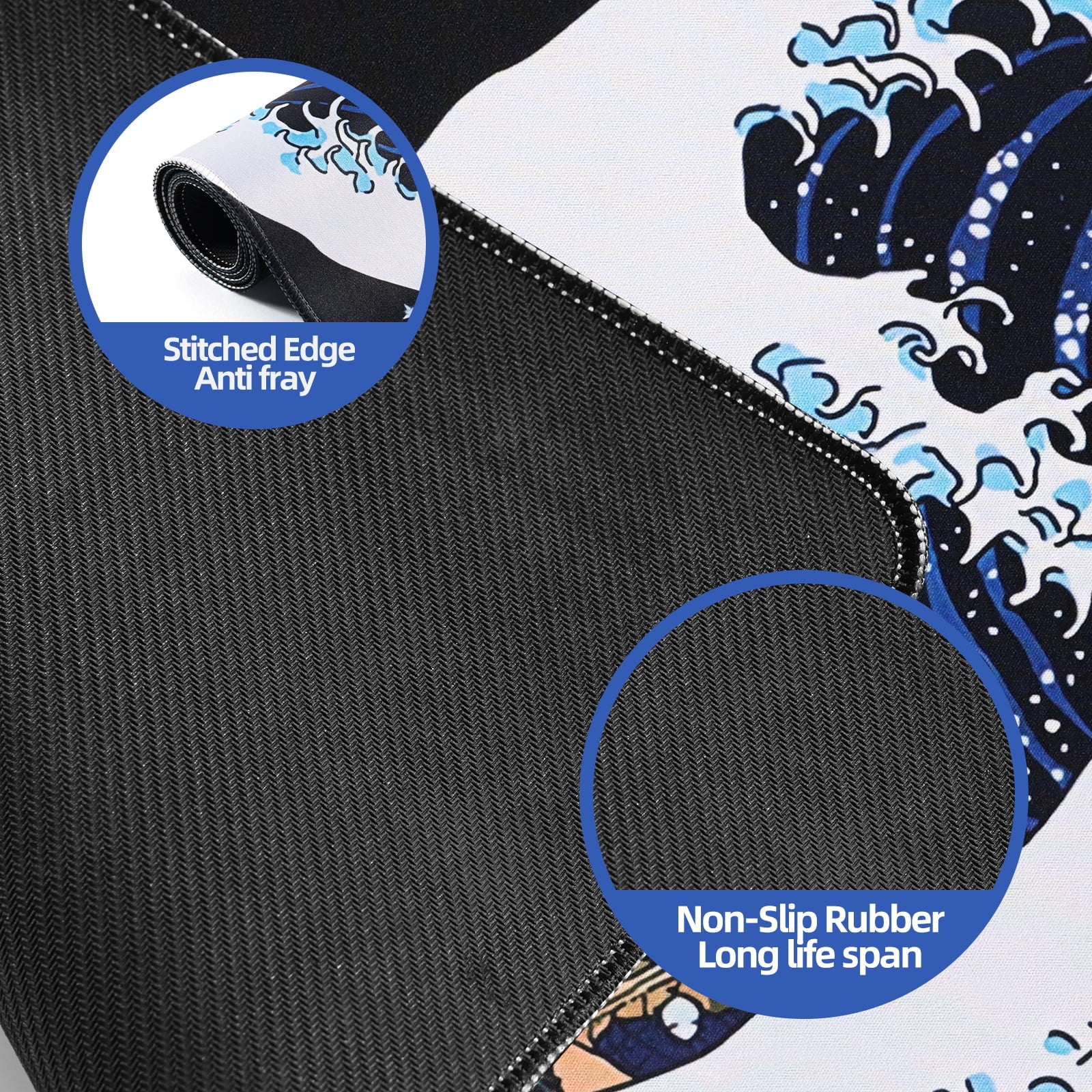 Gaming Mouse Pad,Mouse Pad 31.5x11.8inch Large Extended Computer Mouse Mat Keyboard Full Desk Mousepad for Gaming, Of... - Image 3