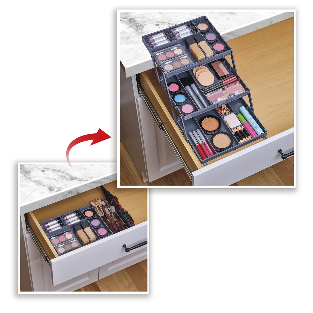 3-Tier Desk for Desk Storage, Jewelry, Kitchen Silverware - Image 2