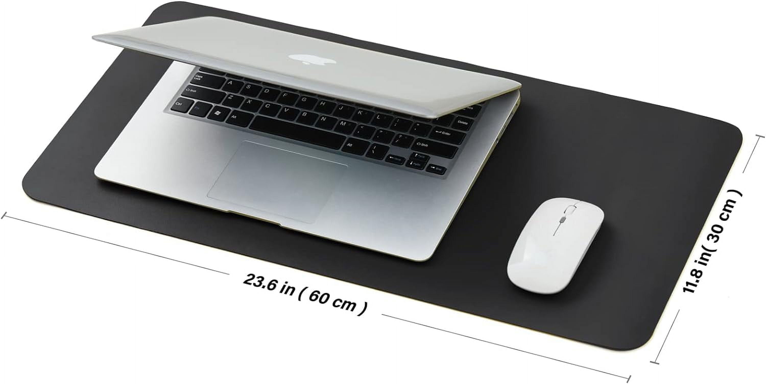 Dual-Sided Desk Pad, Leather Desk Mat, Natural Cork Desk Pad Protector, Large Mouse Pad for Desk, Waterproof Desk Blo... - Image 5