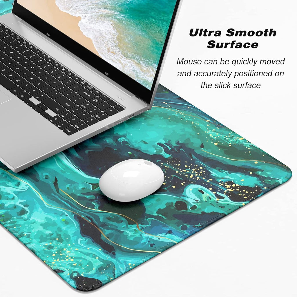 Extended Large Mouse Pad, XXL Gaming Mousepad 31.5 x 15.7 Inch, Big Computer Keyboard Desk Pad, Waterproof Mouse Mat with Stitched Edges and - Image 3