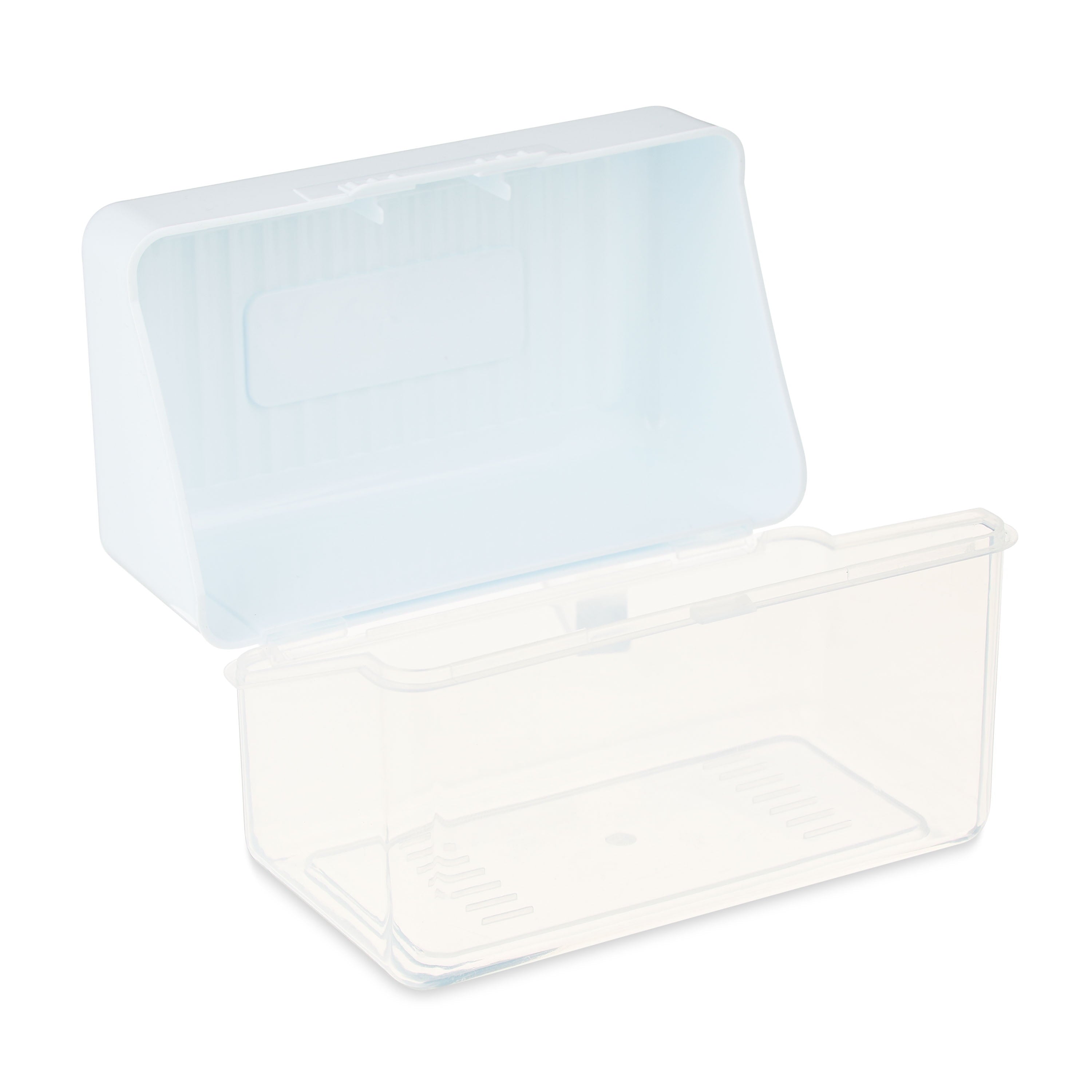 Box, 3" x 5", White, Plastic Organizer For Home & Office White - Image 4