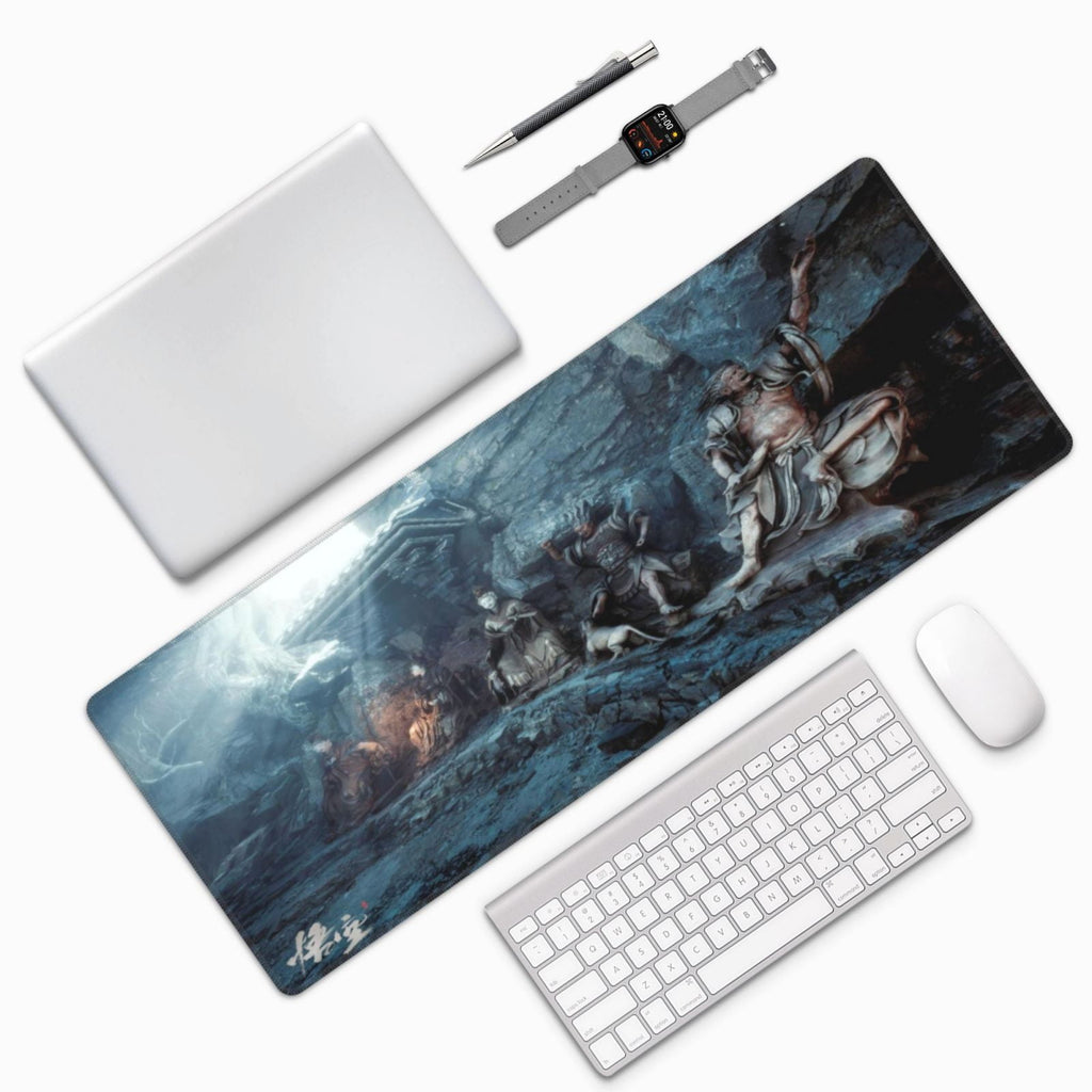 XXL Large Gaming Mouse Pad 35.4x15.7 inch,Ergonomic Landscape Desk Mat - Image 6