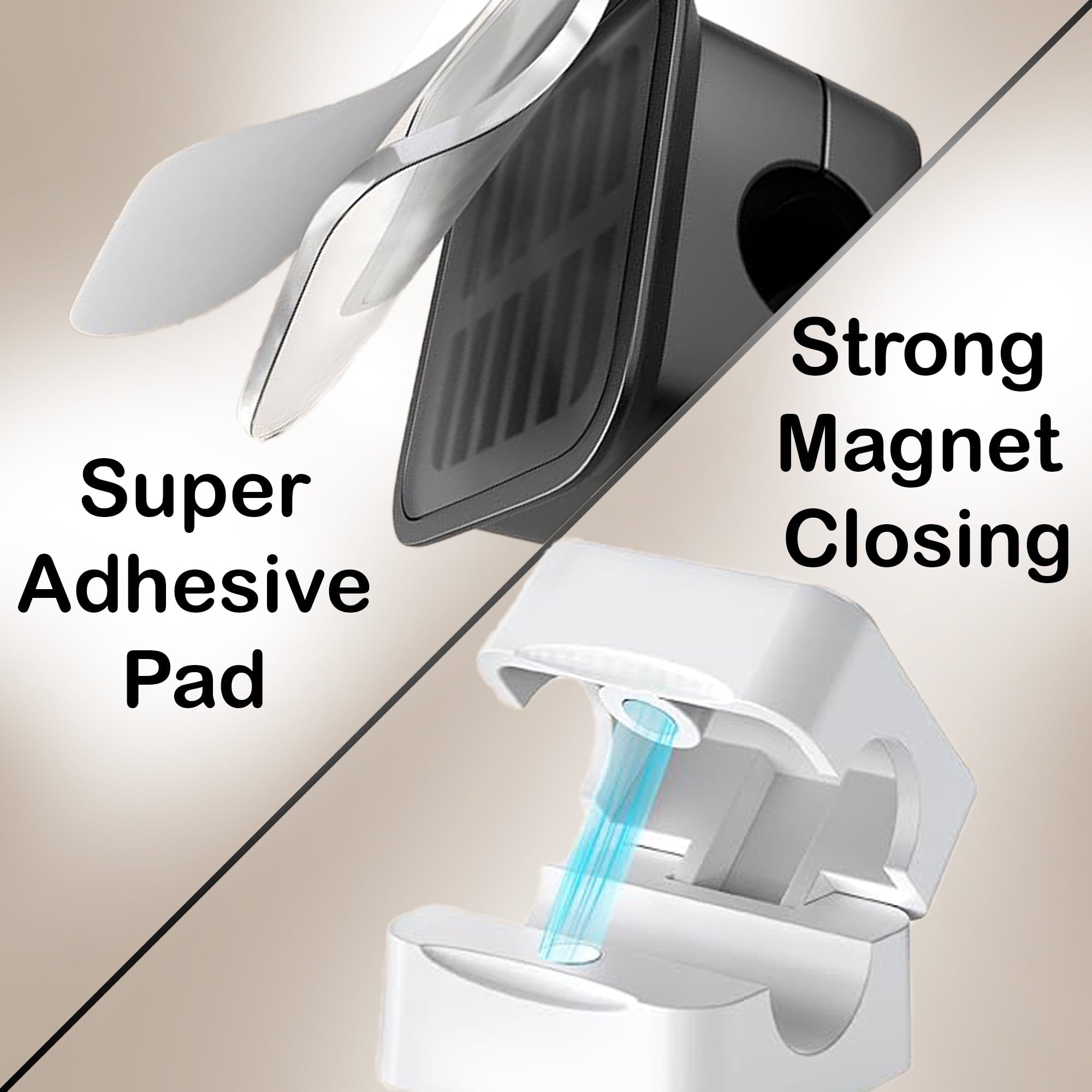 12 Pack Magnetic Cable Clips, Cord Organizer for Cable Management, Wire Holder - Image 5