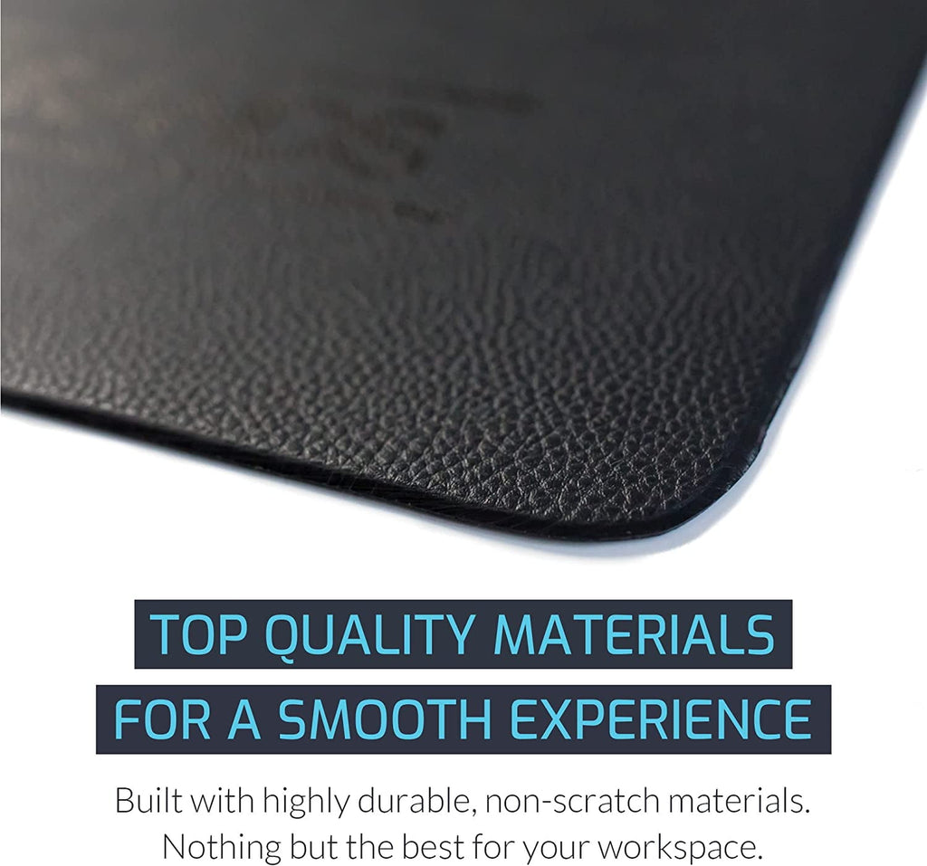 ZBRANDS // Leather Smooth Desk Mat Pad Blotter Protector 24 x 17 inches - Image 2