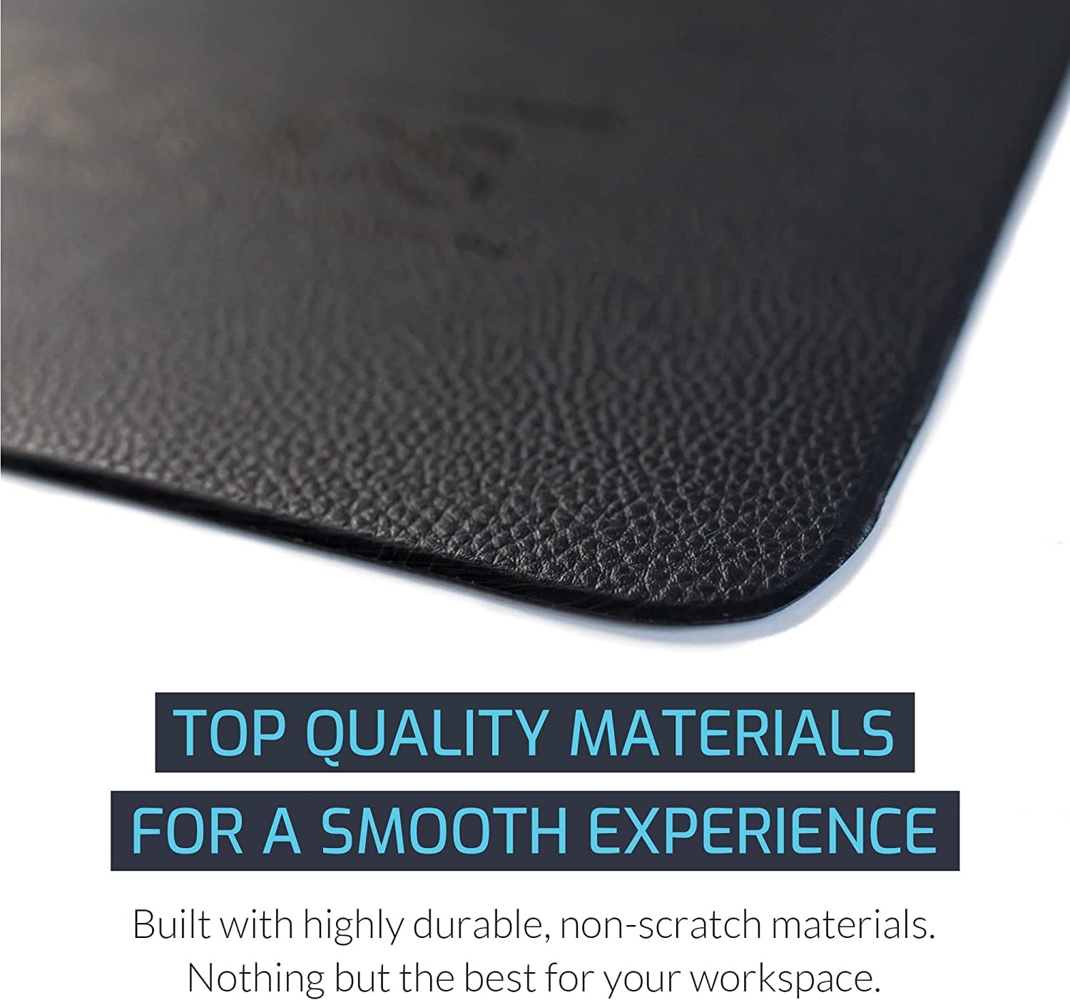ZBRANDS // Leather Smooth Desk Mat Pad Blotter Protector 24 x 17 inches - Image 2