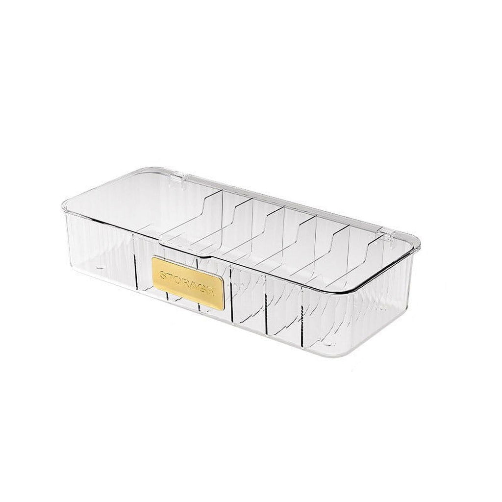 Cable Organizer Box, Charging Cable Storage Organizer for Desk Drawer, Multi-Compartment Cord Management Box with Dur... - Image 2