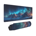 Aurora Gaming Mouse Pad Desk Pad, Extended XL Mouse Pad 31.5"x11.8" Long Computer Keyboard Mouse Mat Mousepad Non-Sli...