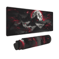 AIOE Extended Gaming Mouse Pad, Large Mouse Mat 3 mm Nature Rubber Base Mousepad with Stitched Edges, Non-Slip Desk Mat for Office Home Grea