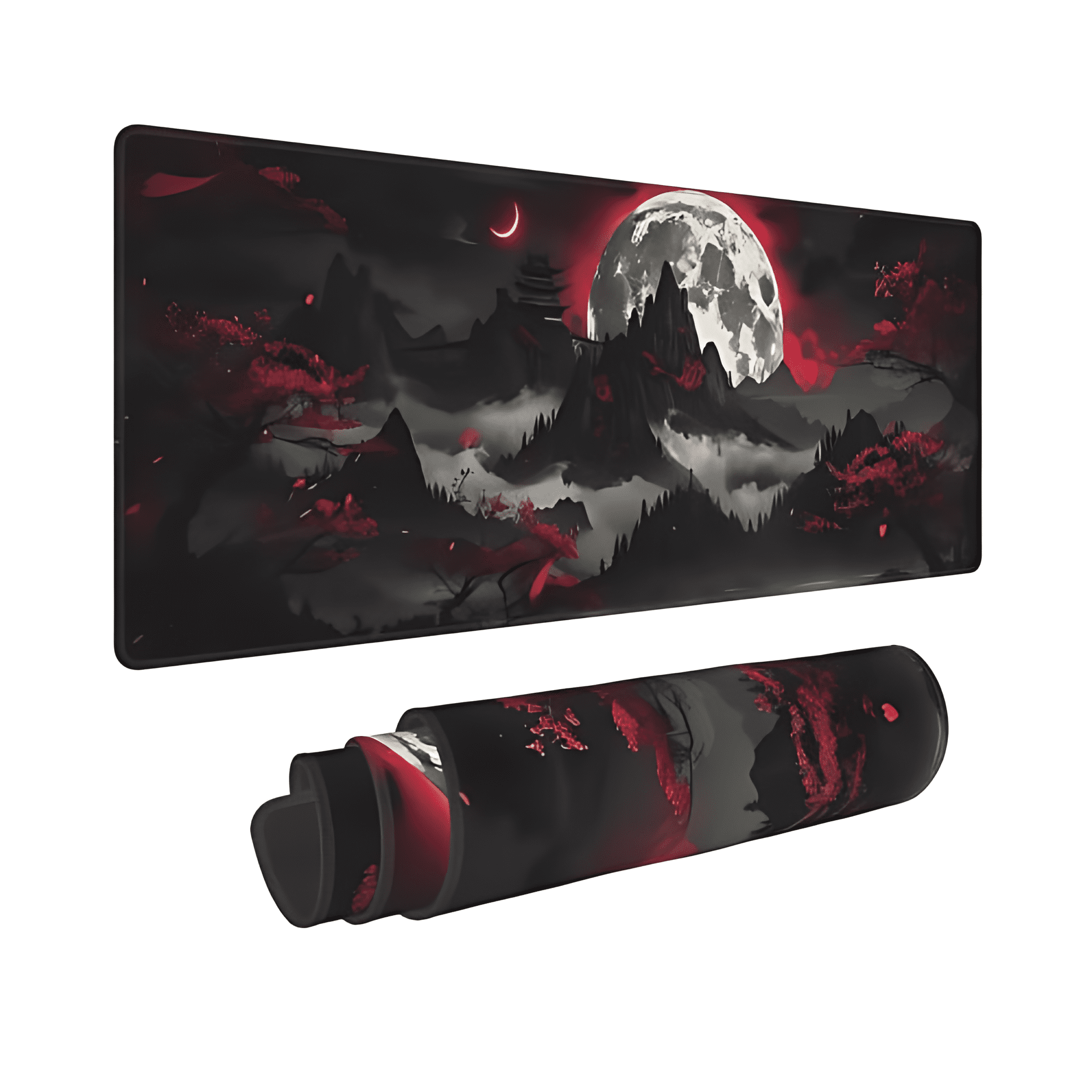 AIOE Extended Gaming Mouse Pad, Large Mouse Mat 3 mm Nature Rubber Base Mousepad with Stitched Edges, Non-Slip Desk Mat for Office Home Grea