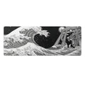 Gaming Mouse Pad Waves Sea Dragon Mouse Pad 31.5x11.8 Inch, Extended XL Computer Desk Mat Waterproof Non-Slip Long De...